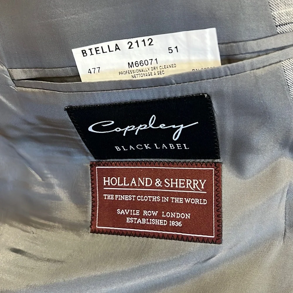 Beautiful custom Coppley Black Label Richard Burton Jacket 48 50 like new